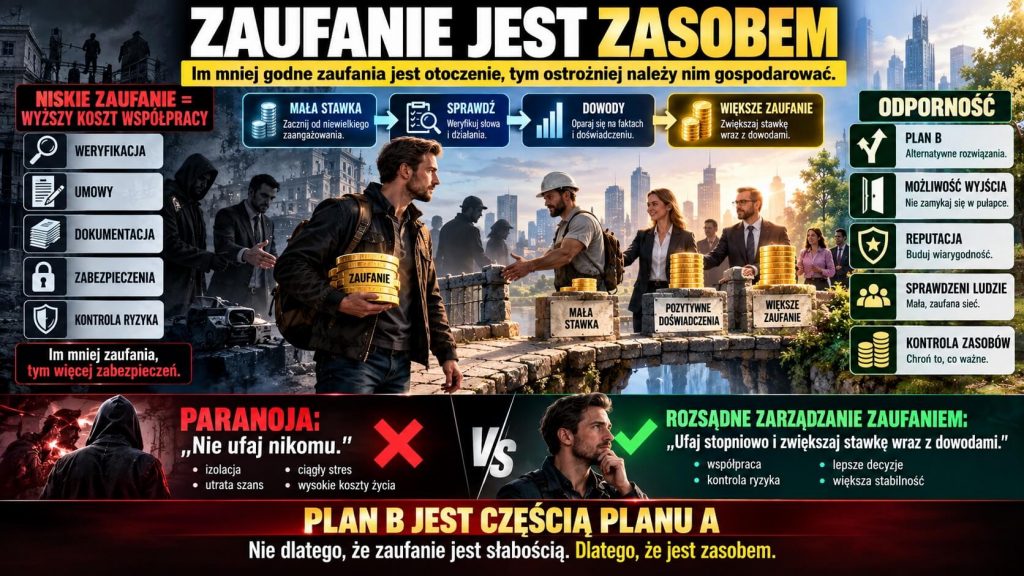 Zaufanie Jest Zasobem. Maksymy na życie w społeczeństwie niskiego zaufania