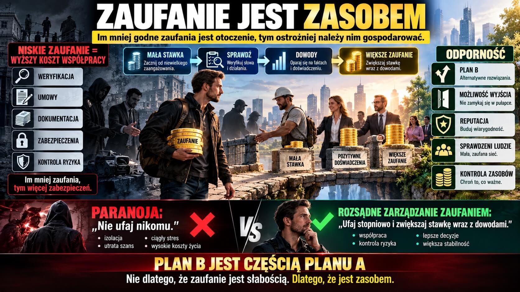 Zaufanie jest Zasobem. Maksymy na życie w społeczeństwie niskiego zaufania